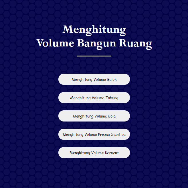 menghitung volume bangun ruang