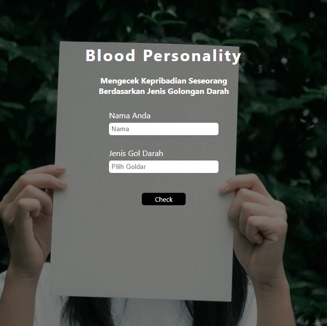 blood personality